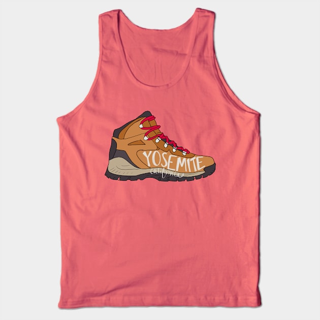 Yosemite Hiking Boot Tank Top by AlishaMSchil